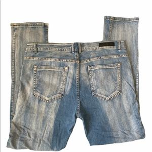 black premium skinny flex jeans